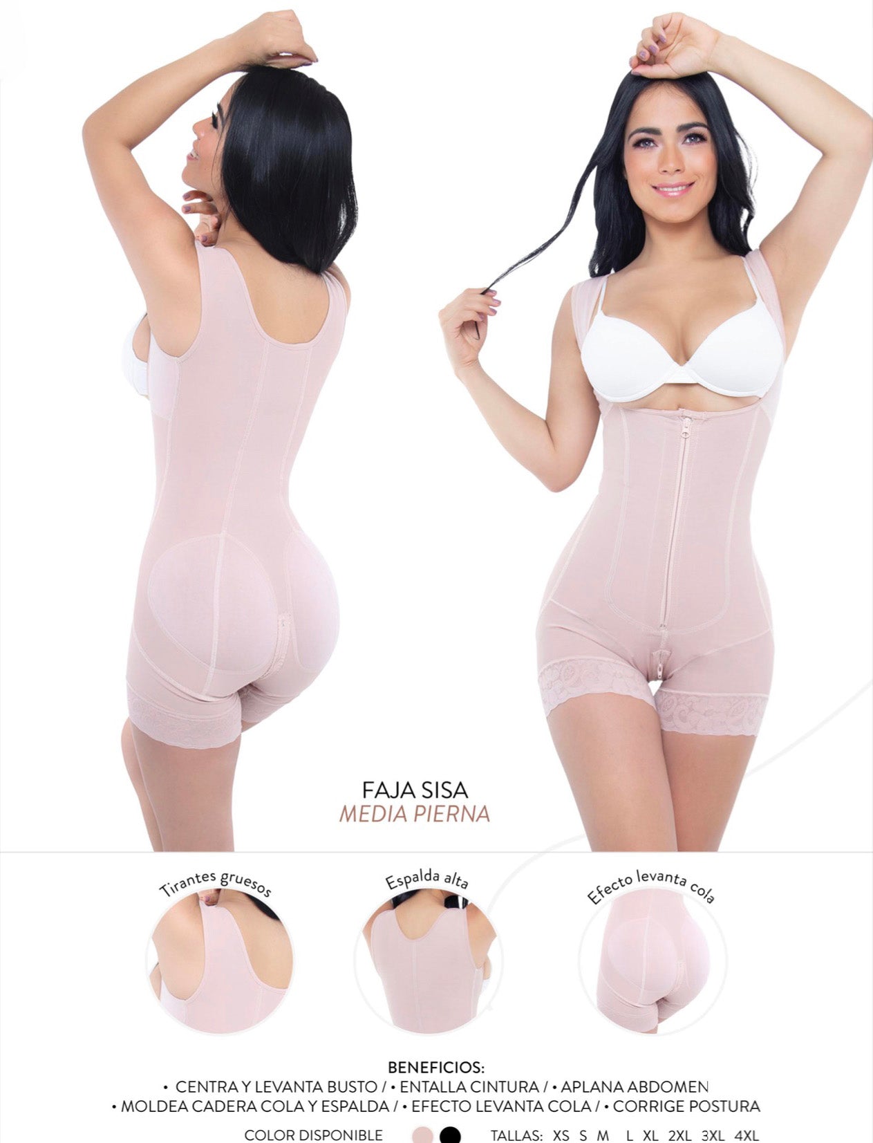 Faja with Zipper and Hooks – GlamourGirl